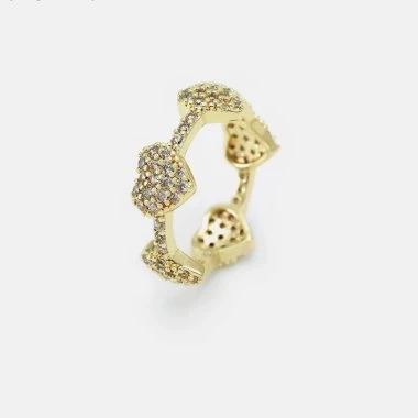 Cincin Keabadian Heart Cz Untuk Wanita