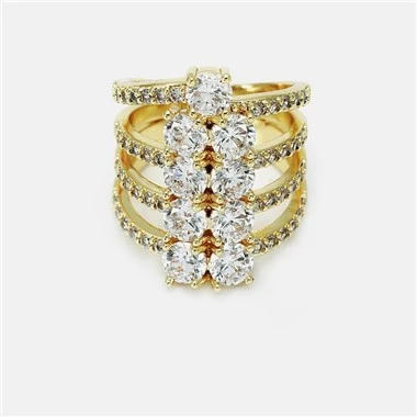 Set Cincin Fesyen Rekaan Mewah