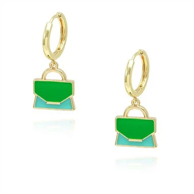 Subang Enamel Beg Tangan Kecil